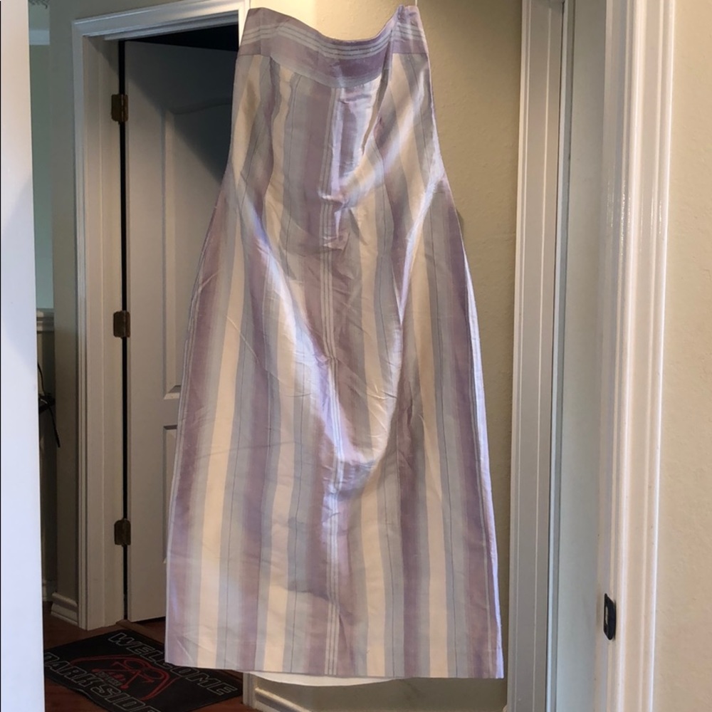 Toshanna silk strapless no size tag but 4/6
